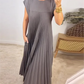 Women's Pleated Simple Elegant Dress