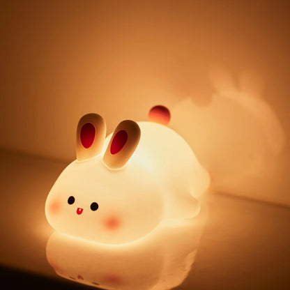 🔥HOT SALE - Big Face Rabbit Silicone Night Light