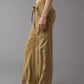 🔥BIG SALE💷Best Price🔥Linen-Blend Wide-Leg Cargo Pant