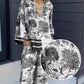 🌸Up to 40% OFF🔥🌿The printed, loose-fitting suit for women in plus sizes💋.
