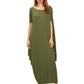 💖Mother's Day Pre-sale💖Bamboo V Neck Draped Dress