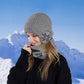 ❄Winter Beanie Hat Scarf Sets Warm Knit Hat😍
