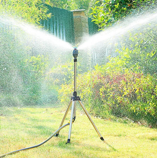 🎊Christmas Pre-sale - 52% Off🎊Stainless Steel Rotary Irrigation Tripod Telescopic Support Sprinkler