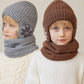 ❄Winter Beanie Hat Scarf Sets Warm Knit Hat😍
