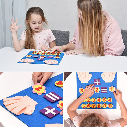 🖐️Felt Board Finger Numbers Counting Toy