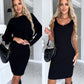 🔥HOT SALE🔥✨🥻Knit Pullover Sweater and Cami Dress Set(47%OFF)