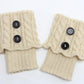 Short Twist Button Foot Cover