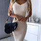 🔥HOT SALE🔥✨🥻Knit Pullover Sweater and Cami Dress Set(47%OFF)