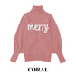 🎄🎅The best Christmas gift -merry turtleneck sweater