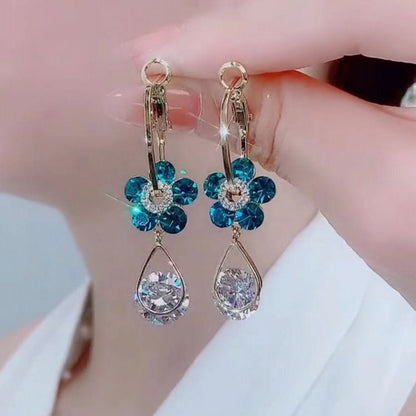 🎁Hot Sale 49% OFF⏳Flower Droplet Crystal Earring